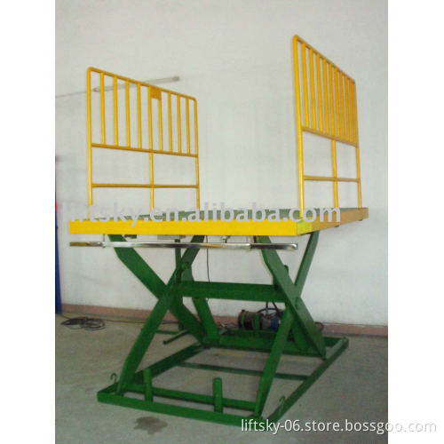 Hydraulic lift platform